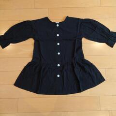 【親子コーデ】黒ワンピ３枚セット