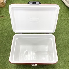 【店頭引取限定】【中古】【現状販売】 Coleman コールマン クーラーボックス 6150 6155 スチールベルトクーラー レッド 13,200円（税込）の画像