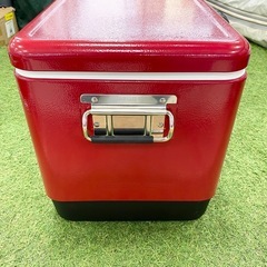 【店頭引取限定】【中古】【現状販売】 Coleman コールマン クーラーボックス 6150 6155 スチールベルトクーラー レッド 13,200円（税込）の画像