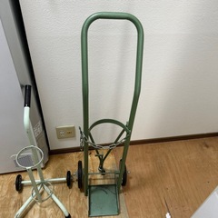 ボンベカート折りたたみ カート キャリースチール製 ハンドトラックの画像