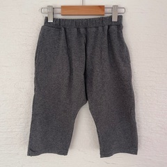 devirock 120cm サルエルパンツ 7分丈 杢チャコール②の画像
