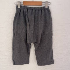 devirock 120cm サルエルパンツ 7分丈 杢チャコール②の画像