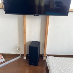 シャープ 42型テレビ&サウンドバーの画像