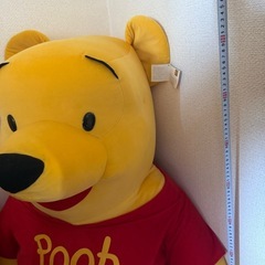プーさん　ビッグぬいぐるみの画像