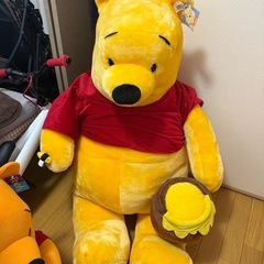 プーさん　ビッグぬいぐるみの画像