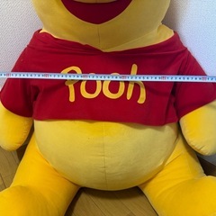 プーさん　ビッグぬいぐるみの画像