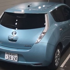 日産リーフ　30kw 12セグメント　車検8年8月　２１０００キロの画像