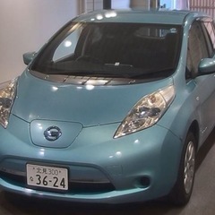 日産リーフ　30kw 12セグメント　車検8年8月　２１０００キロの画像