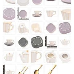 【未使用】Francfranc アフタヌーンティーセットの画像