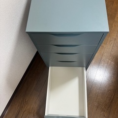【相談中】【飯田橋駅周辺】IKEA 引き出し収納キャビネット（キャスター付き・5段）の画像