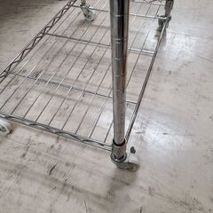 J1057【リユースのサカイ柏店】4段メタルラック　クリーニング済の画像