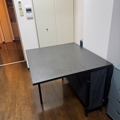 IKEA 折りたたみテーブル ＋ 折りたたみチェア3脚セット【引き取り限定／飯田橋】の画像