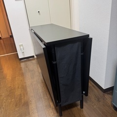 IKEA 折りたたみテーブル ＋ 折りたたみチェア3脚セット【引き取り限定／飯田橋】の画像