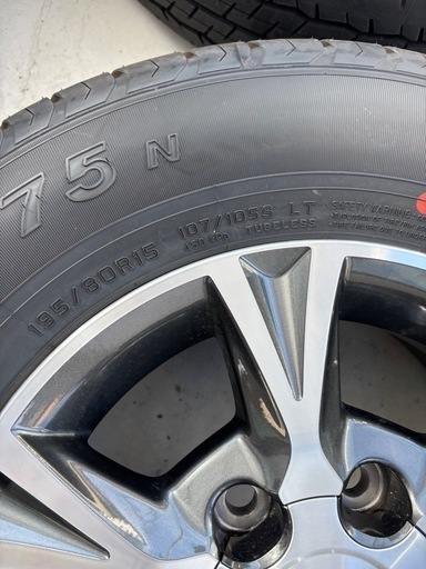 TOYOTA純正メーカーオプションハイエースアルミホイール15インチ 4本セット