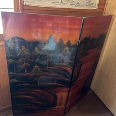 馬　ついたての画像