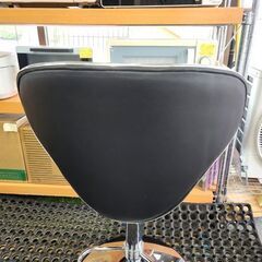 カウンターチェア 回転チェア 昇降付き 高さ調整 高さ86.5～107.5cm WY-413B 椅子 イス 昇降チェア ブラック 黒 札幌市 平岸店の画像