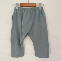 devirock 120cm サルエルパンツ 7分丈 Dサックス ブルー系の画像