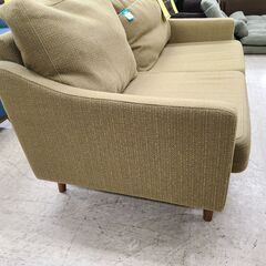 J1059【リユースのサカイ柏店】二人掛けカウチソファ　クリーニング済の画像