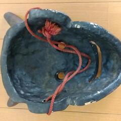 値下げしました。鬼の面飾り物の画像