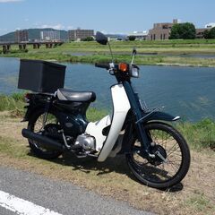 4速角目スーパーカブ カスタム50 85ccボアアップ  メタリ...