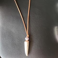 鹿の角ネックレス　野球ボールVerの画像