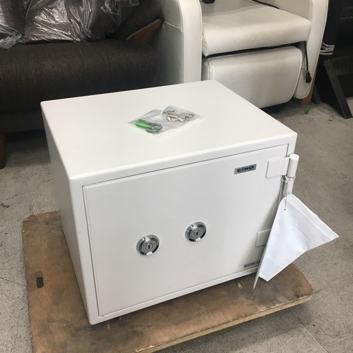 耐火金庫／Wシリンダー式 訳あり】 EIKO ES-9-2-KW 耐火金庫 Wシリンダー式 リバーシブルキー 