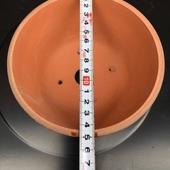 粘土製の植木鉢 10個の画像