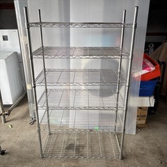 4　スチールラック　棚　高さ約154cm