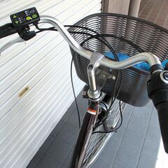 中古自転車 YAMAHA ヤマハ 電動アシスト自転車 PAS Natura PM26NL ママチャリ 内装3段変速 バッテリー8.7Ah 26インチ 満タン36km走行可能 長押し実力容量 全点灯  充電回数０～１００回の画像