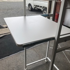 キッチンラックスチール（白）　の画像