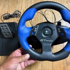 Logitech GT Force ハンドルコントローラー　ブルー