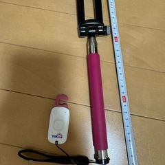 ピンクアイテム自撮り棒などの画像