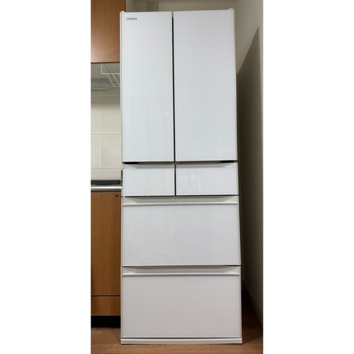 HITACHI 冷蔵庫 R-HW52K 520L ホワイト 2019年製