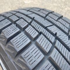 195/65R15 高年式 9.5分山 東北6県無料配送対応‼️爆安‼️最終値下げ‼️②超超超バリ溝❗国産　ヨコハマ製 ❗ アルミ付き 国産 タイヤ !!　冬　タイヤの画像