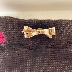 訳あり中古 kate spade リボン型ピアス ピンクゴールドの画像