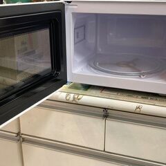 J5505 【リユースのサカイ柏店】　 ヤマゼン　電子レンジ　BCR-170-W-5　2022年製　 クリーニング済み 　 参考価格9,980円の画像
