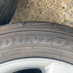 205/55R16 東北6県無料配送対応‼️爆安‼️最終値下げ‼️②超超超バリ溝❗国産　ダンロップ製 ❗ アルミ付き 国産 タイヤ !!　サマー　タイヤの画像