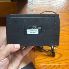 バッファロー製の8ポートGiga対応スイッチングハブ「LSW4-GT-5NS/BK」の画像