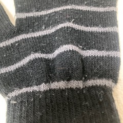 ニット 手袋 黒系　片方のみ　グローブの画像