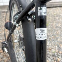 自転車　DCMクロスバイク　27インチ　6段変速　2023年購入の画像