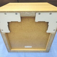 無印良品 壁に付けられる家具 1マス 幅19cm 奥行15.5cm 高さ19cm オーク材 家具箱 ナチュラル 札幌 西岡店の画像