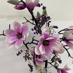 造花　紫木蓮　中古品の画像