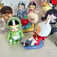 popmartで購入した新品アニメスタイル キャラクター フィギュアセット13点の画像