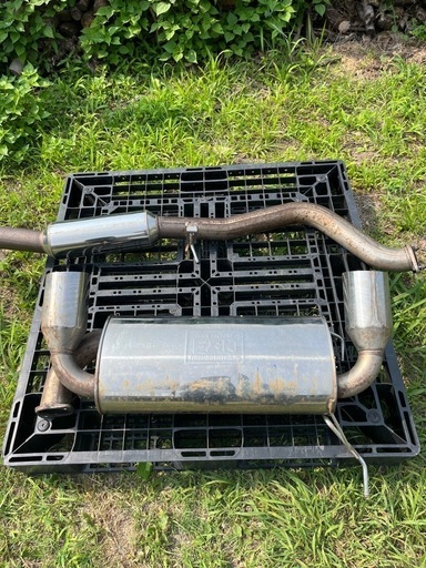 z33 フジツボ マフラー 純正op 引取りのみ 中間 リアピ