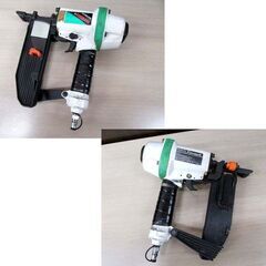 現状品 日立工機 50mm フロアタッカ N5008AM 保護メガネ ケース付属 エアーツール 工具 中古 HITACHI 苫小牧西店の画像