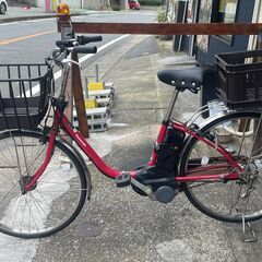 ◆各部いろいろ新品パーツに交換・整備済み◆パナソニック電動アシスト付き自転車　26インチViVi　消耗パーツ等新品交換済みの画像