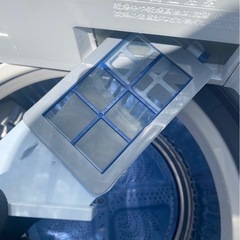 A624【持ち帰り特価】SHARP 洗濯機 8kg 乾燥機能付き ES-TX820 シャープ の画像