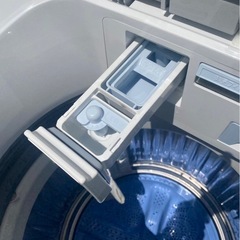 A624【持ち帰り特価】SHARP 洗濯機 8kg 乾燥機能付き ES-TX820 シャープ の画像