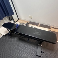 トレーニングベンチとEZバーと4 6 8キロダンベルセットの画像