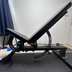 トレーニングベンチとEZバーと4 6 8キロダンベルセットの画像